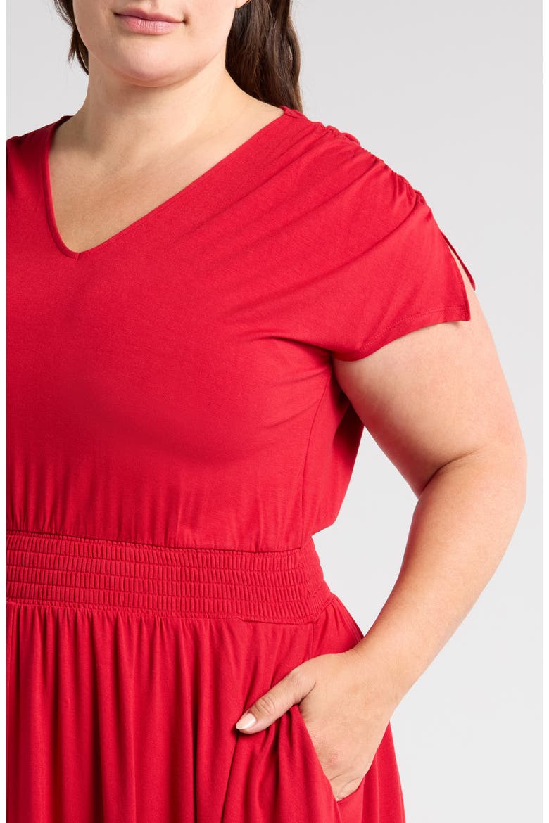 Piper Stretch Jersey Dress, Alternate, color, NEW YORK RED