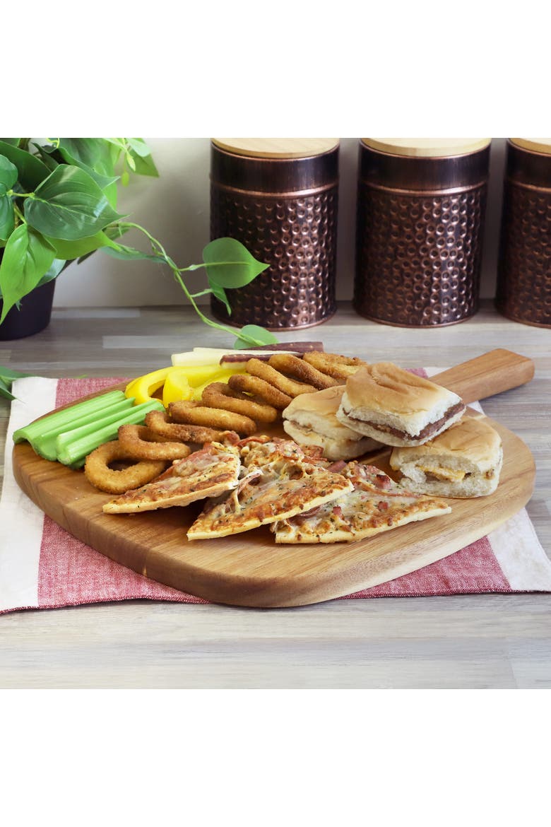 13 Inch Acacia Wood Serving Butcher Cutting Board, Alternate, color, Acacia