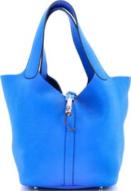 Pre-Owned Hermes Picotin Lock Bag Clemence MM