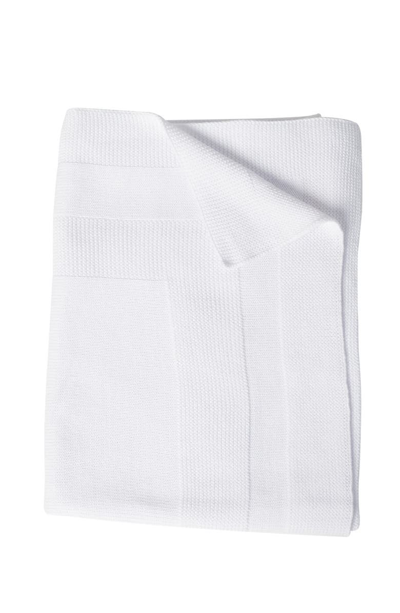 Nellapima Nella Knit Blanket - Baby, Main, color, Blue