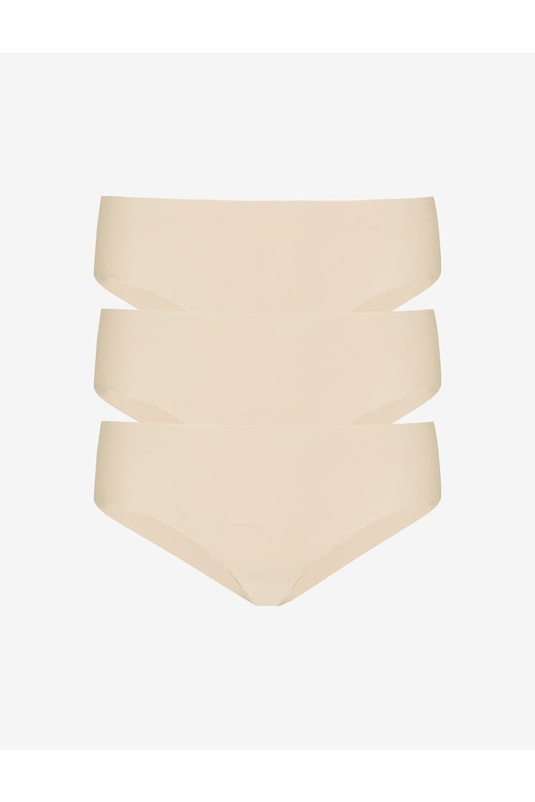 Cotton Bikini 3-Pack, Main, color, Beige
