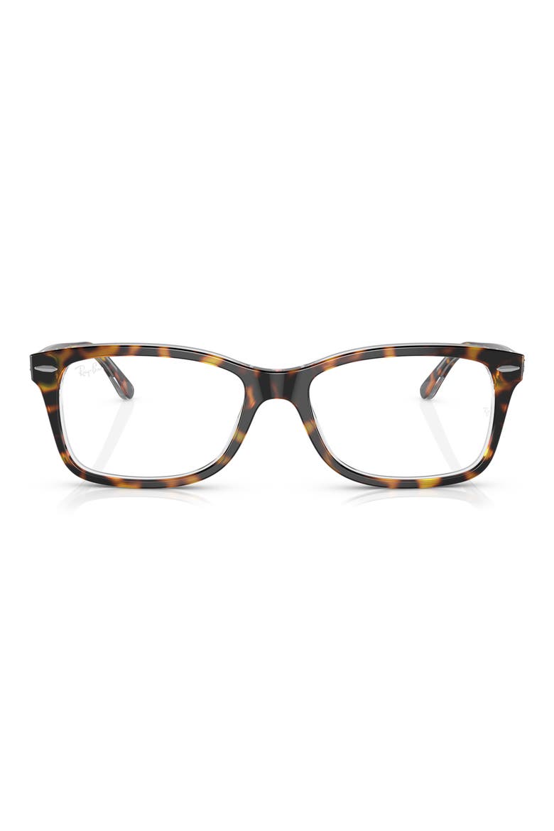50mm Square Optical Glasses, Main, color, HAVANA