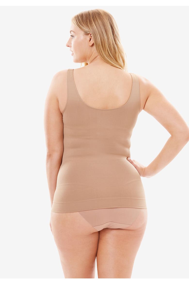 Instant Shaper Medium Control Seamless Shaping Cami, Alternate, color, BLACK