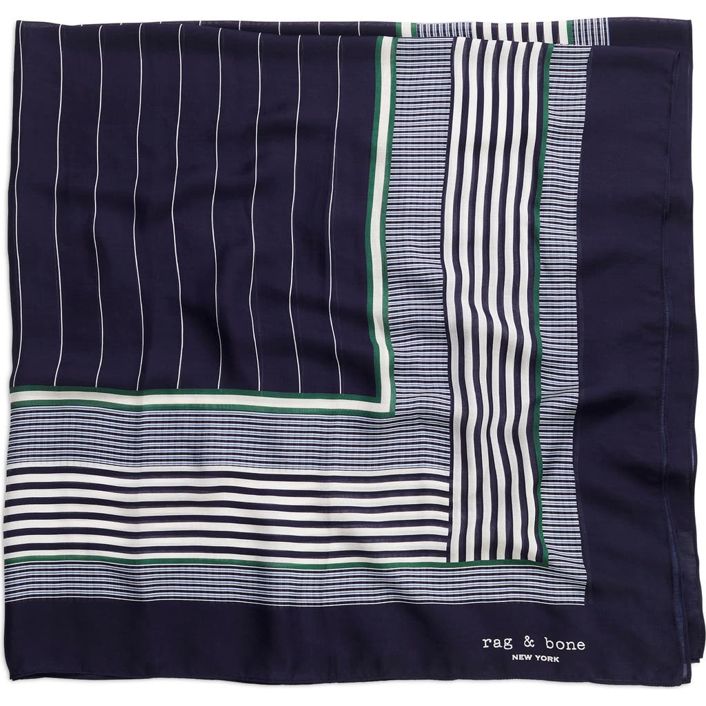 RAG & BONE RAG & BONE MULTISTRIPE SQUARE SCARF