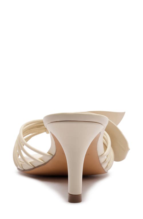 Arezzo Viola Mid Slide Sandal In Brown