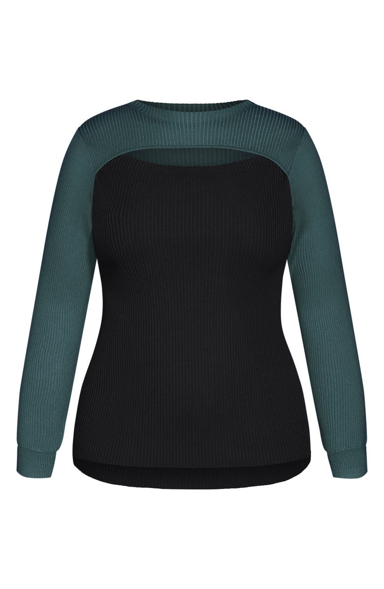 City Chic Kinsley Sweater, Alternate, color,