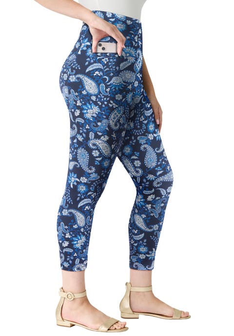 Side-Pocket Essential Capri Legging