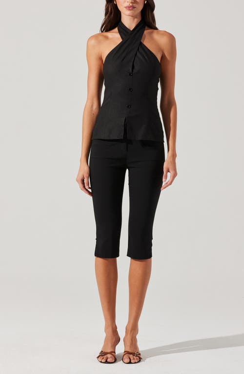 Astr The Label Yaritza Halter Neck Vest Top