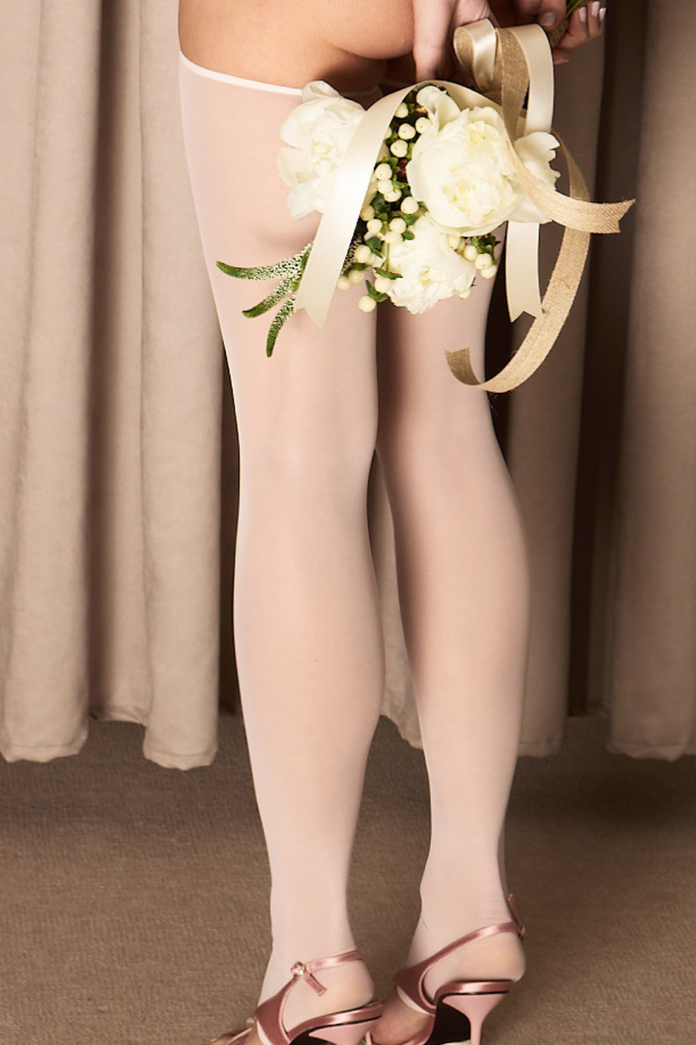 Daphne Thigh High Stockings, Alternate, color, Light/Pastel Pink