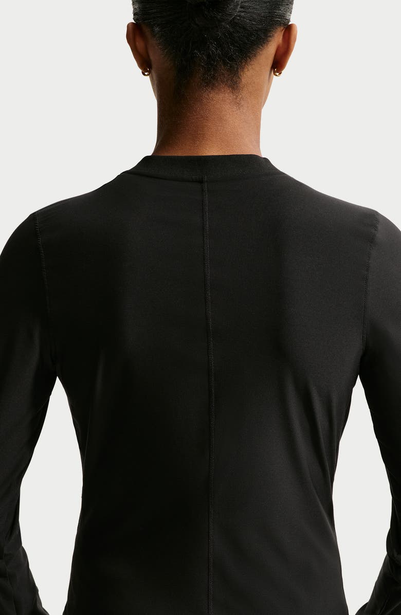 Nike Court Dri-Fit ADV Mid Layer Top, Alternate, color, Black/Black