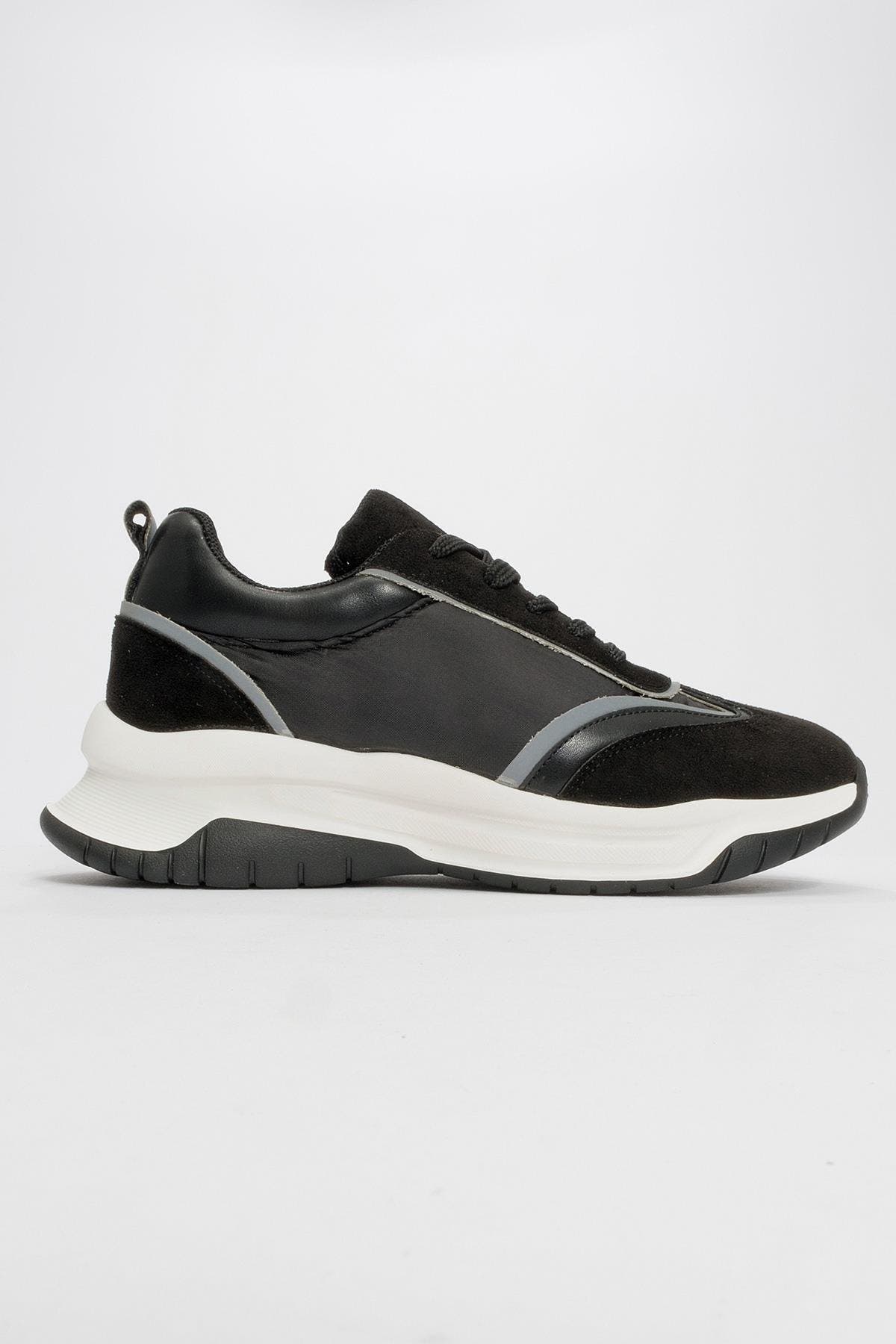 Prologue Shoes Doch Sneakers, Alternate, color, Black Faux Leather
