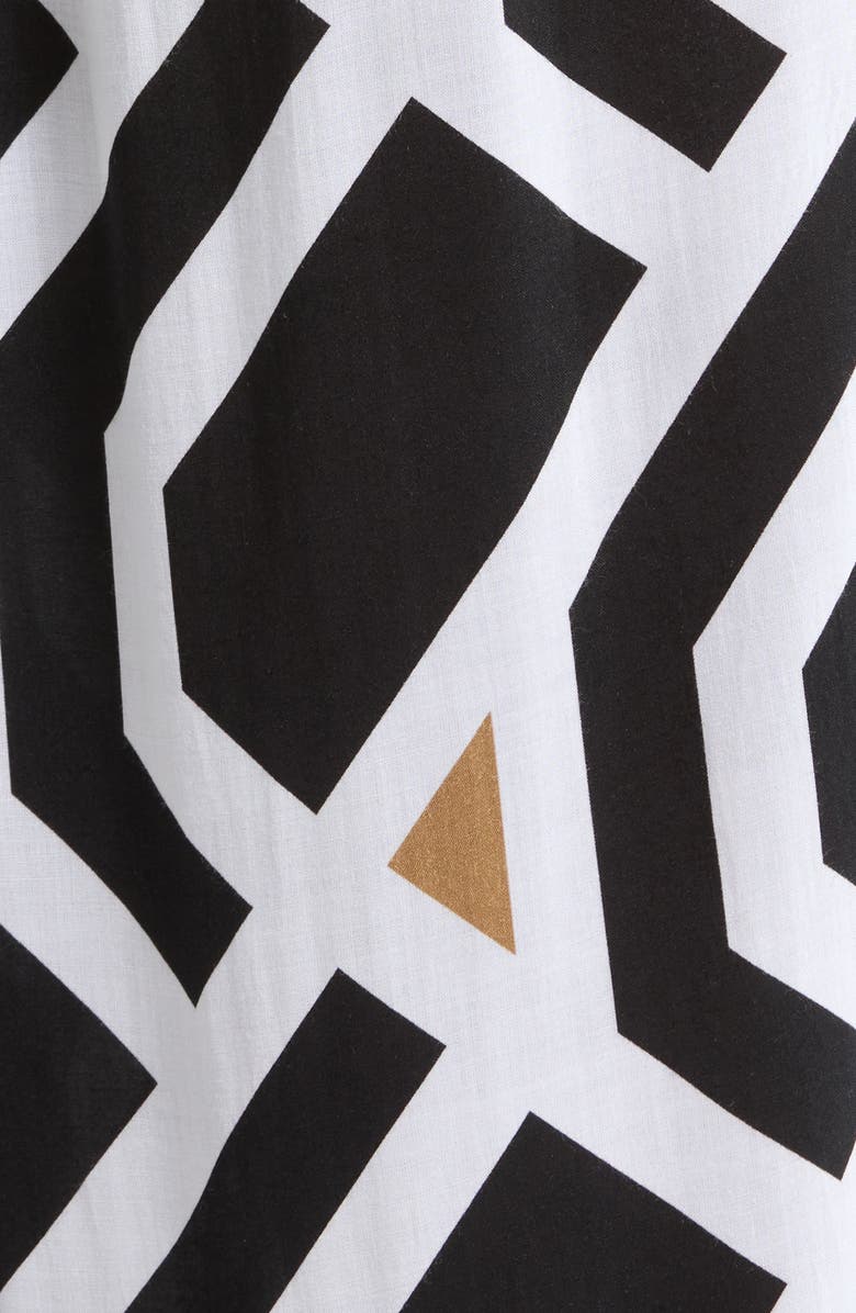 Sea Level Surf Cover-Up Pants, Alternate, color, Black Print