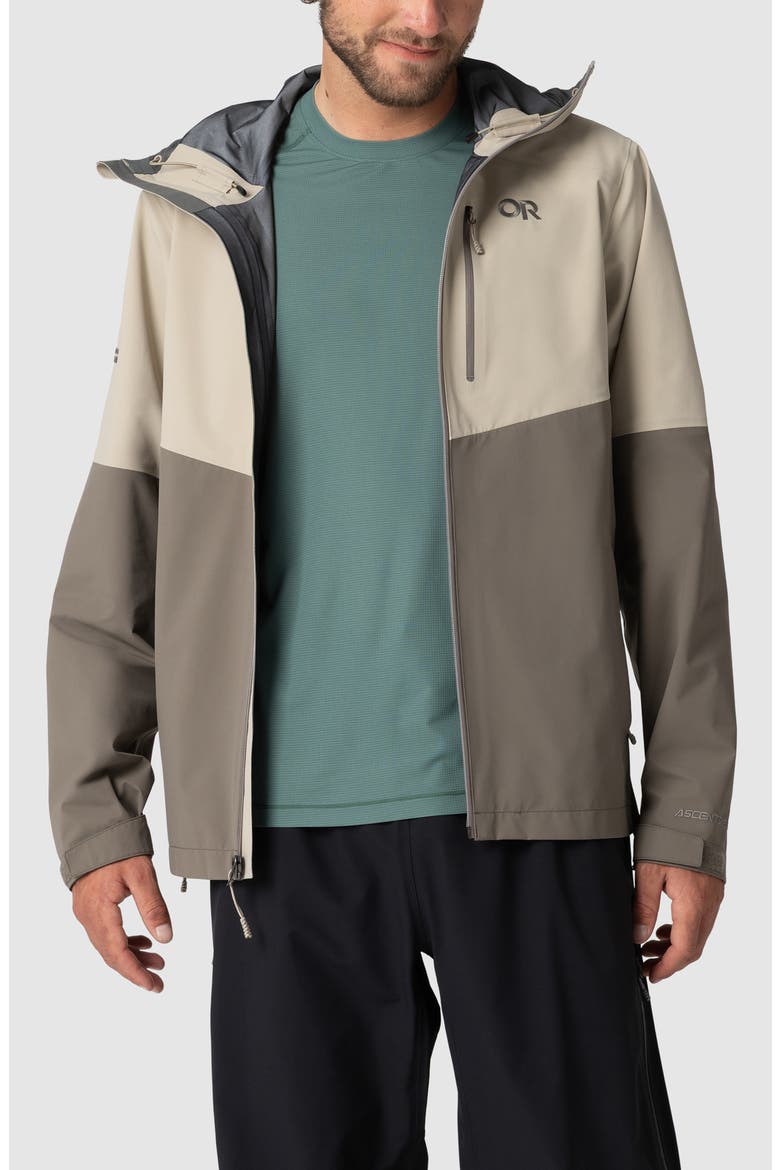 Foray 3L Waterproof Jacket, Main, color, PRO KHAKI/ GRAVEL