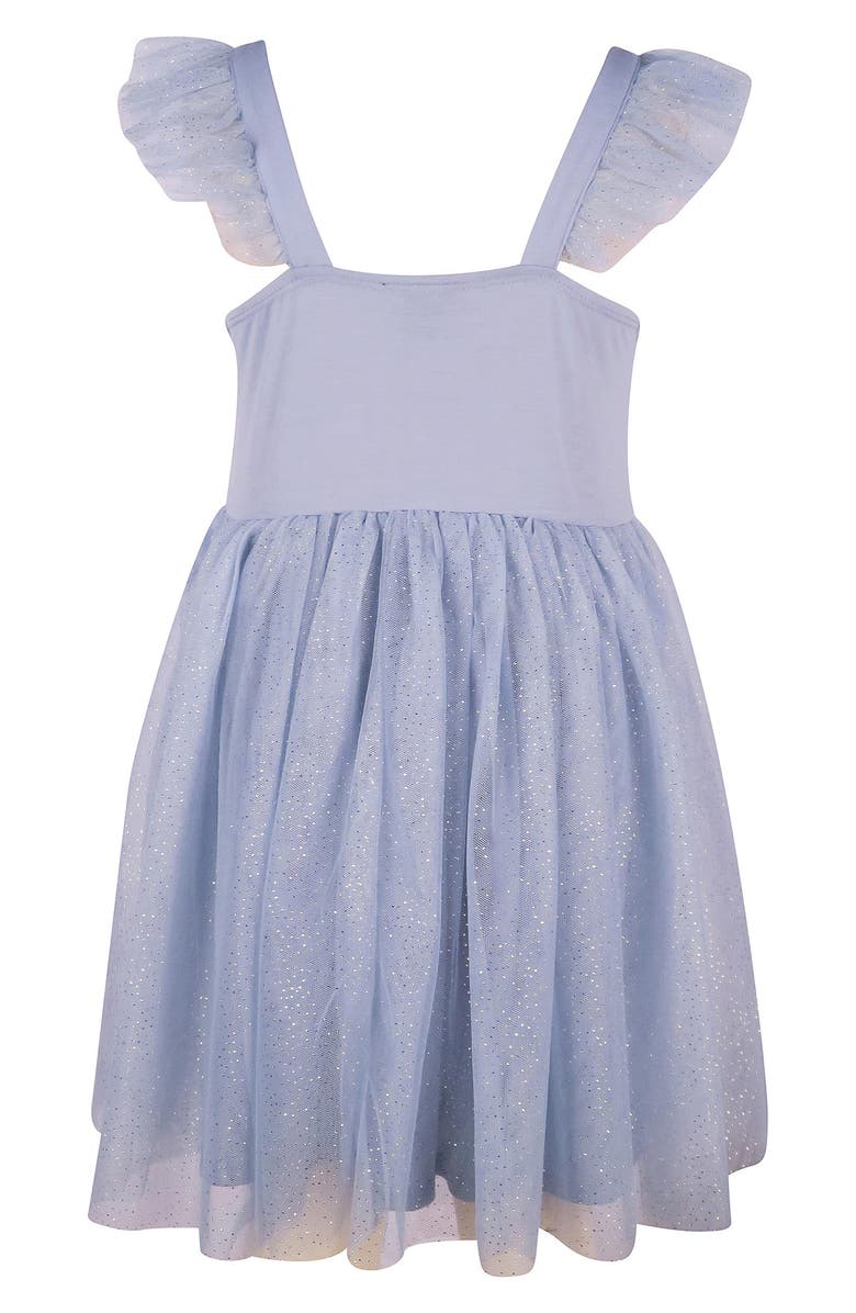 Zunie Kids' Sequin Butterfly Mesh Dress, Alternate, color,