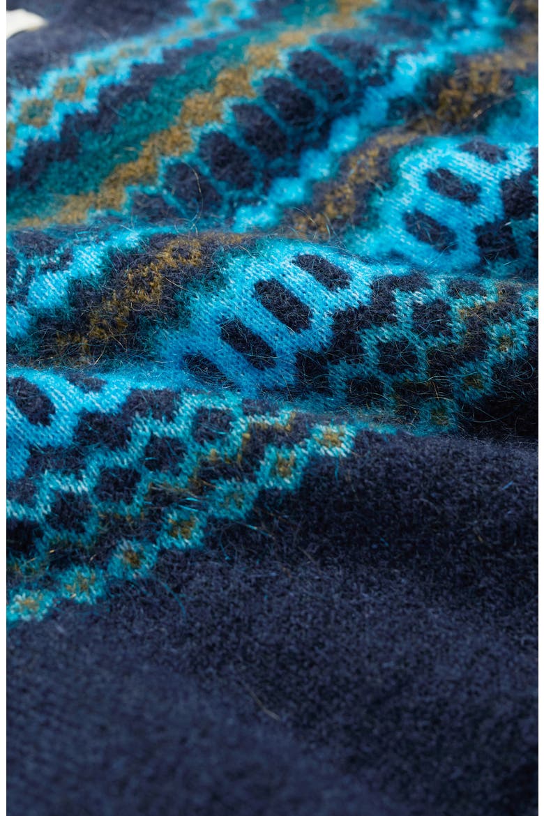 Annik Fair Isle Wool & Mohair Blend Sweater, Alternate, color, KNIT MODERNIST CYAN MULTI