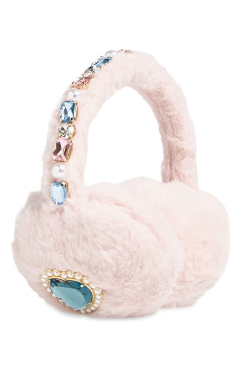 Kids' Cotton Candy Bejeweled Earmuffs