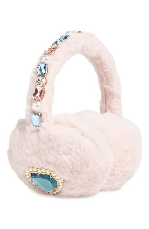 Super Smalls Kids' Cotton Candy Bejeweled Earmuffs In Pink