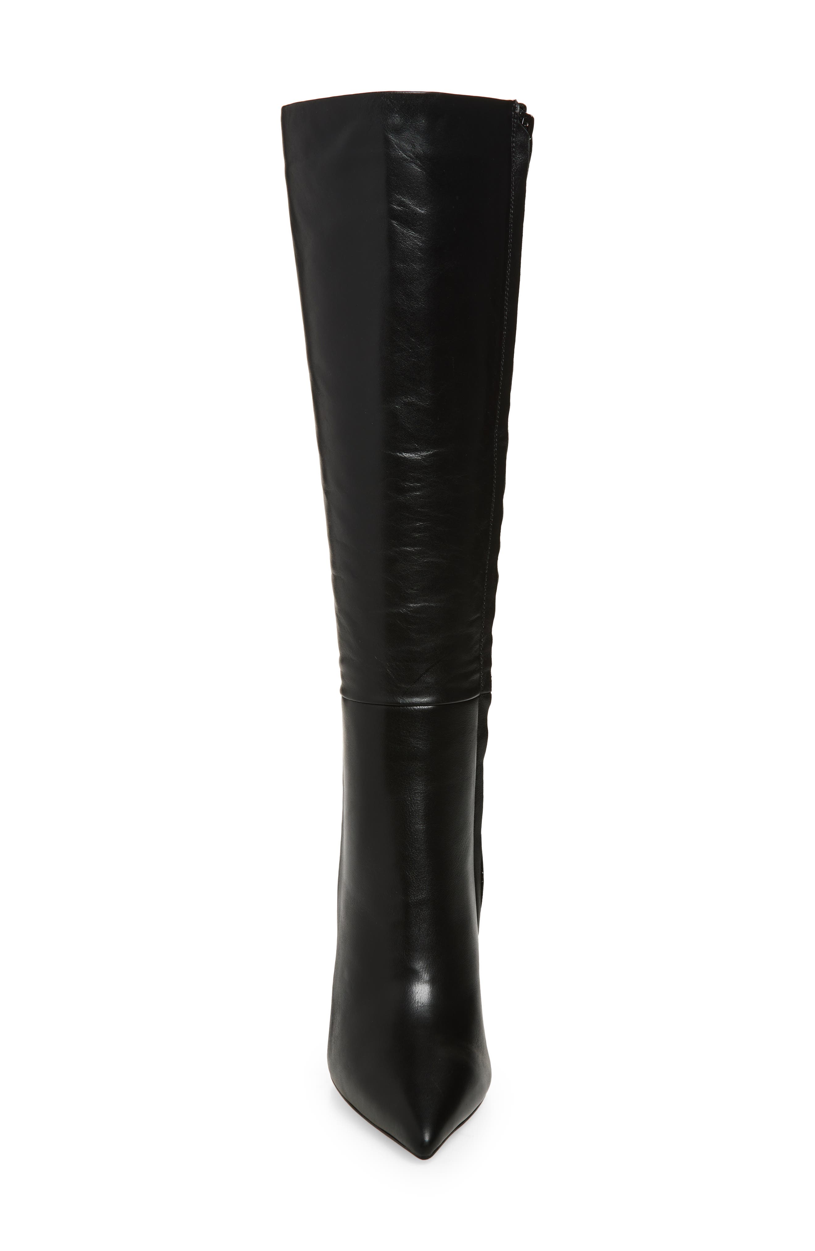 Tony Bianco Apollo Pointed Toe Knee High Boot, Alternate, color, Black Venice