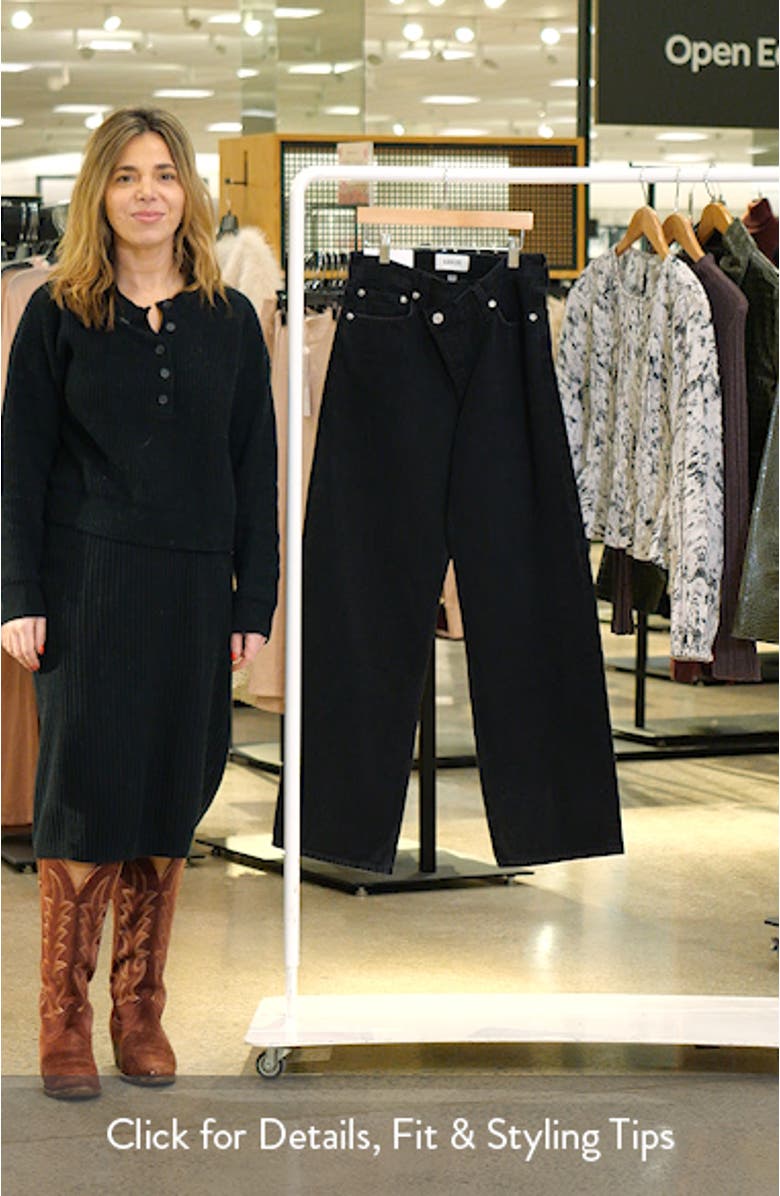 Arc Criss Cross Relaxed Jeans, sales video thumbnail