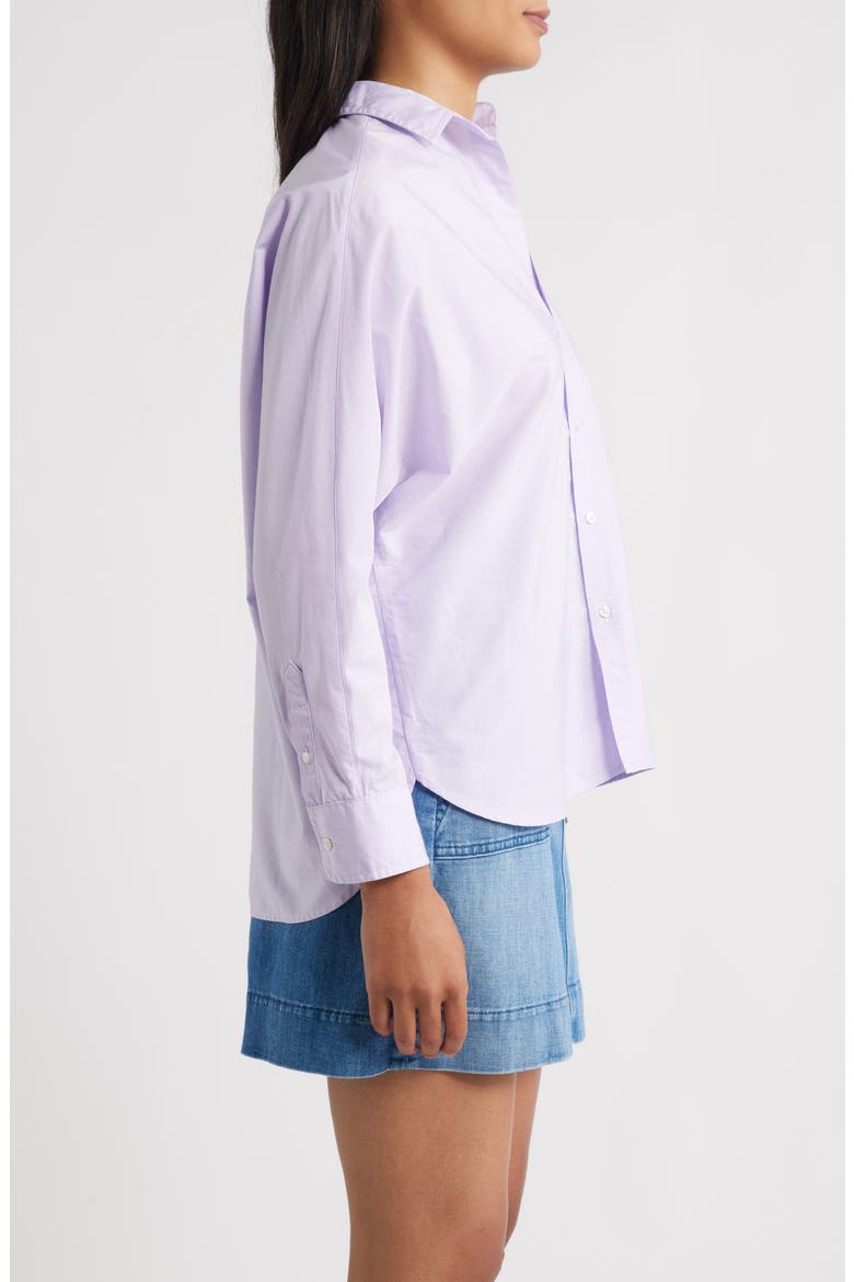 Continuous Button-Up Shirt, Alternate, color, LIGHT PURPLE
