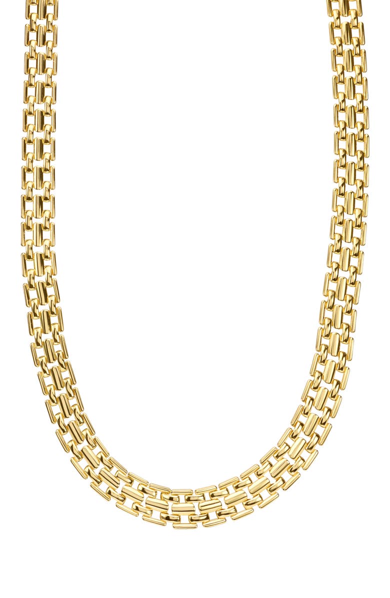 ATHRA LUXE The Muse Chain Link Watchband Necklace, Main, color, 