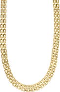 ATHRA LUXE Modern Muse Thick Tile Chain Necklace