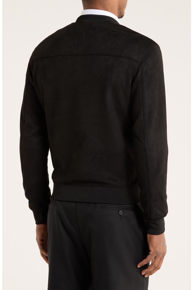 Bomber Jacket, Alternate, color, NAVY BRWN