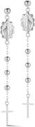 CHLOE AND MADISON Rosary Chain Drop Earrings