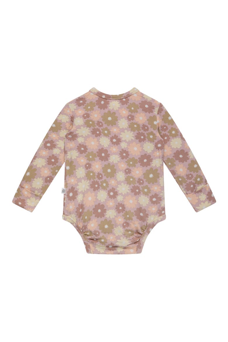 Comfy Long Sleeve Bodysuit, Alternate, color, BOLD FLORAL
