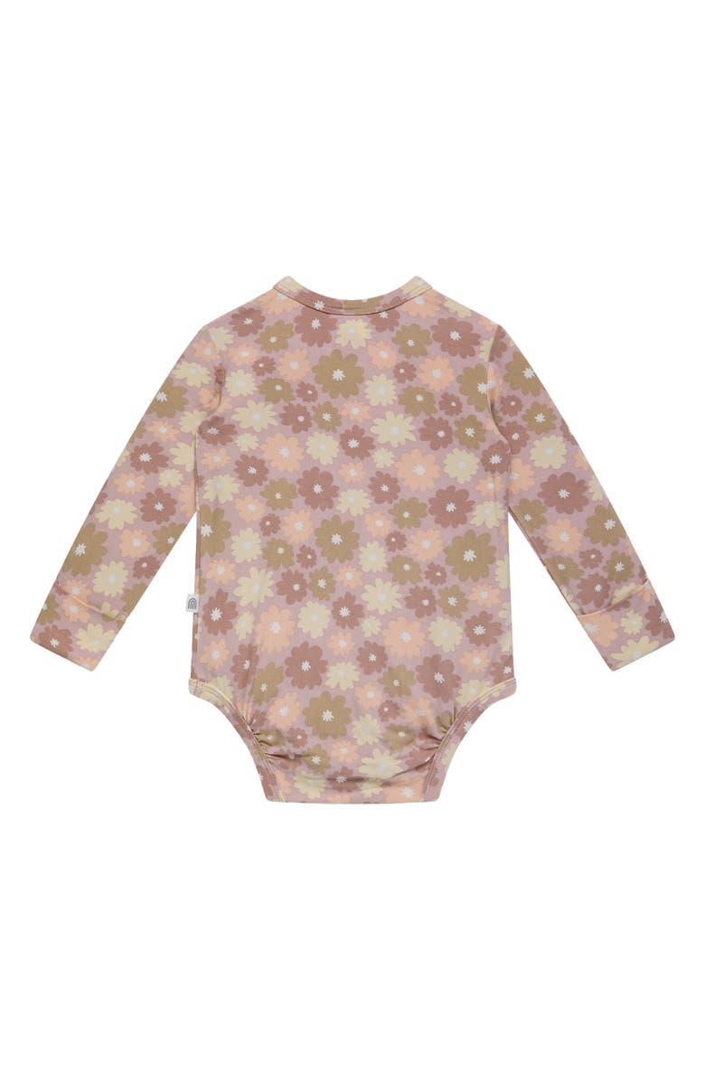 Kynd Baby Comfy Long Sleeve Bodysuit, Alternate, color, Bold Floral