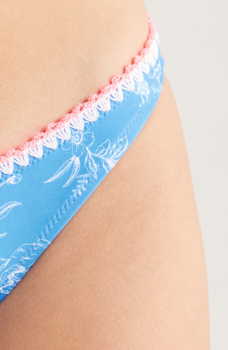 Kulani Kinis Crochet Trim Bikini Bottoms, Alternate, color, Rodeo Romeo