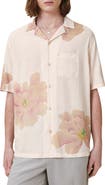 AllSaints Peony Short Sleeve Camp Shirt