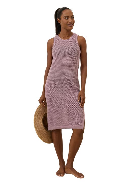 Beachside Linen Crochet Cover-Up Made with Organic Cotton