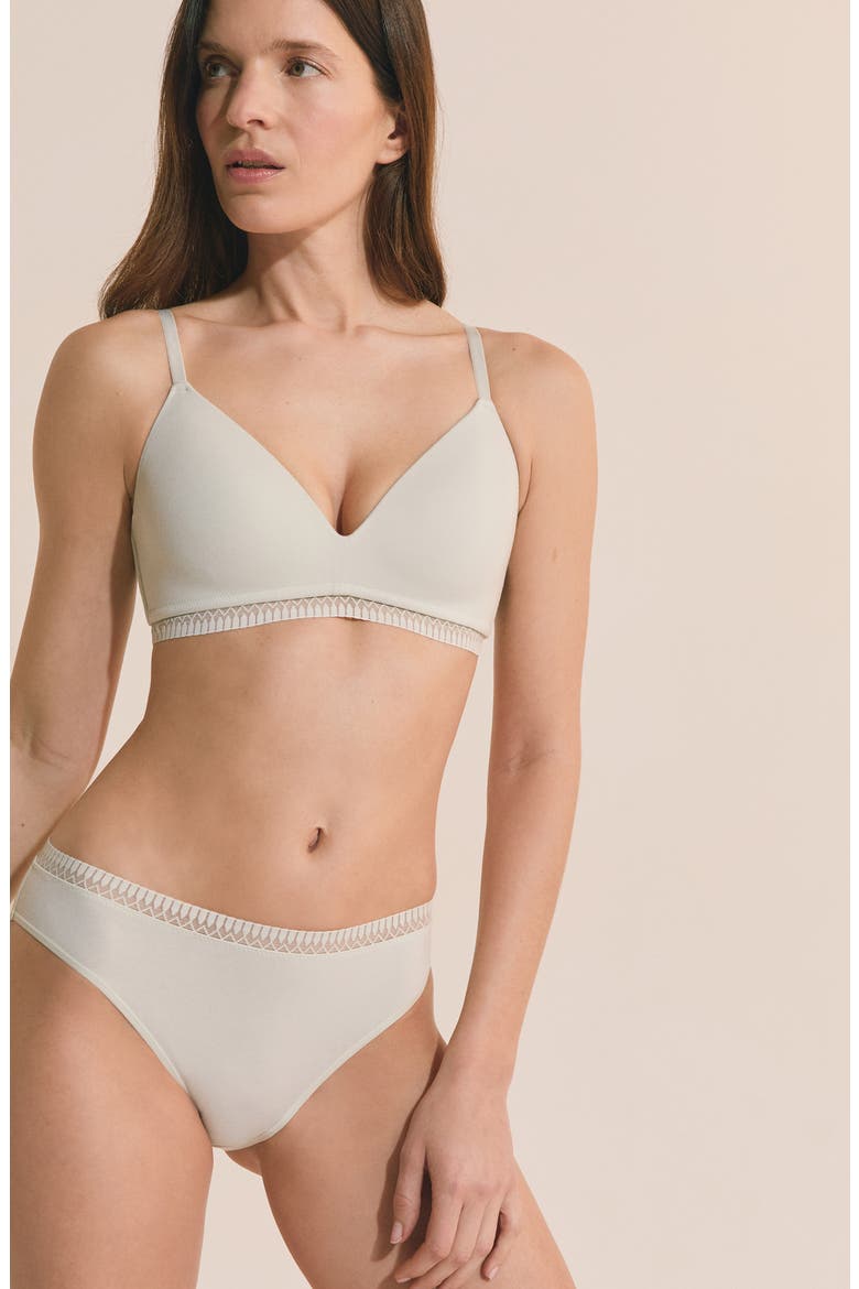 Happily Stretch Cotton High Cut Briefs, Alternate, color, ANISE
