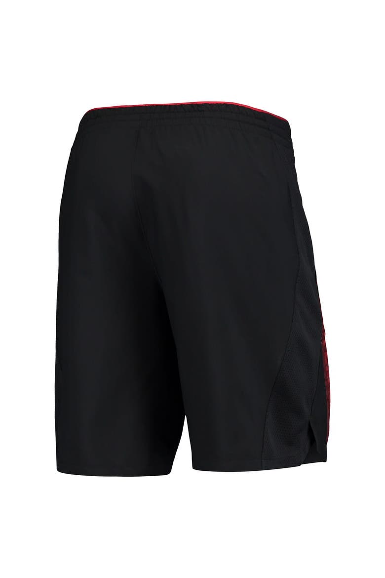 Men's Under Armour Black Texas Tech Red Raiders 2021 Sideline Woven Shorts, Alternate, color, Black