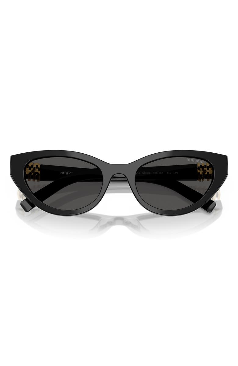 Miu Miu 54mm Butterfly Sunglasses, Alternate, color, 