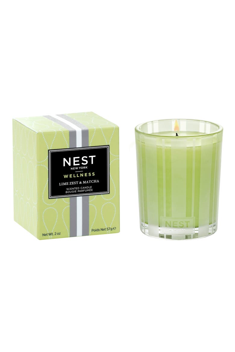 Lime Zest & Matcha Candle, Alternate, color, VOTIVE