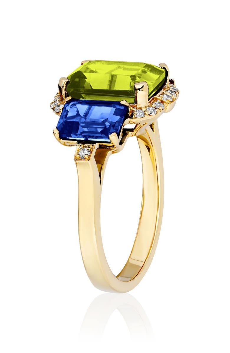 GOSHWARA Gossip Semiprecious Stone Ring, Alternate, color, Bright Green