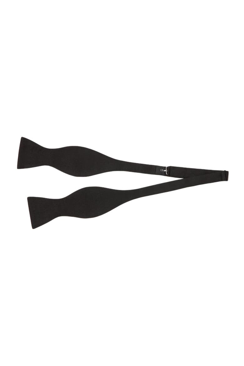 Bond Grosgrain Self-Tie Bow Tie, Alternate, color, Black