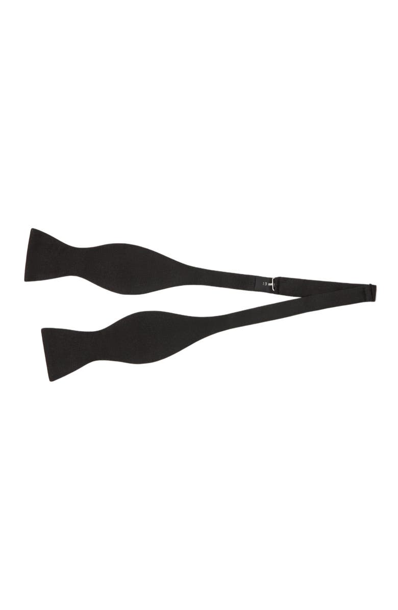 Robert Talbott Bond Grosgrain Self-Tie Bow Tie, Alternate, color, Black