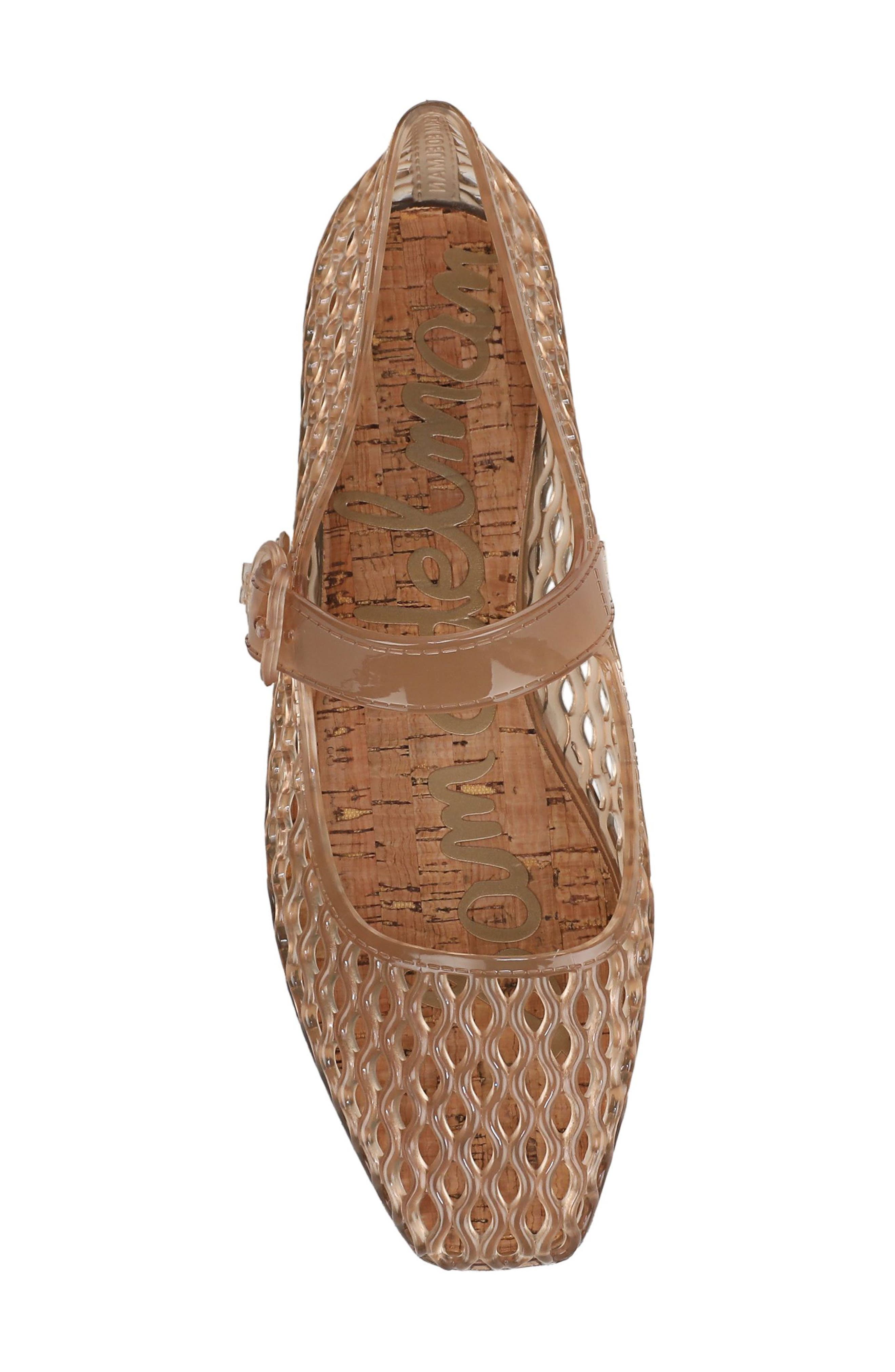 Michaela Jelly Mary Jane Flat, Alternate, color, TRANSPARENT BROWN