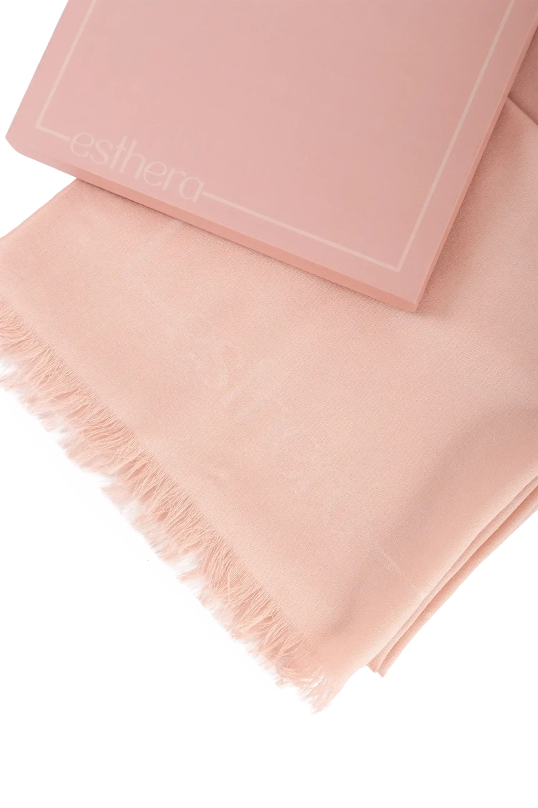 Wool Logo Scarf, Alternate, color, Light Pink