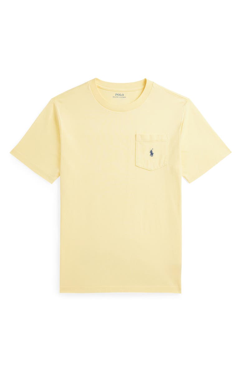 Polo Ralph Lauren Kids' Solid Cotton Pocket T-Shirt, Main, color, 