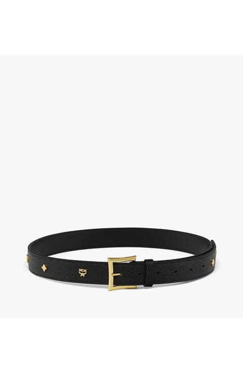 Pina Belt in Studded Leather