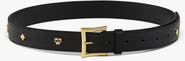 MCM Pina Belt in Studded Leather