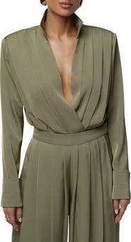 JLUXLABEL Visionary Pleated Bodysuit