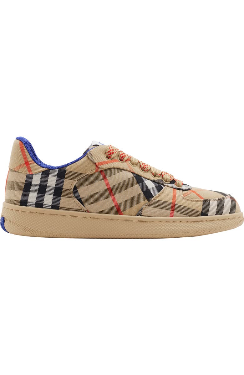 Burberry Terrace Check Sneaker, Main, color, Sand