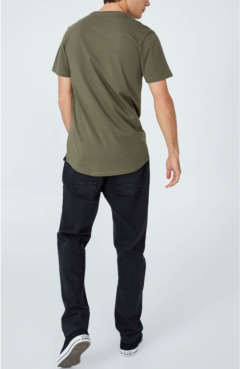 Cotton On Men's Organic Longline T-Shirt, Alternate, color,