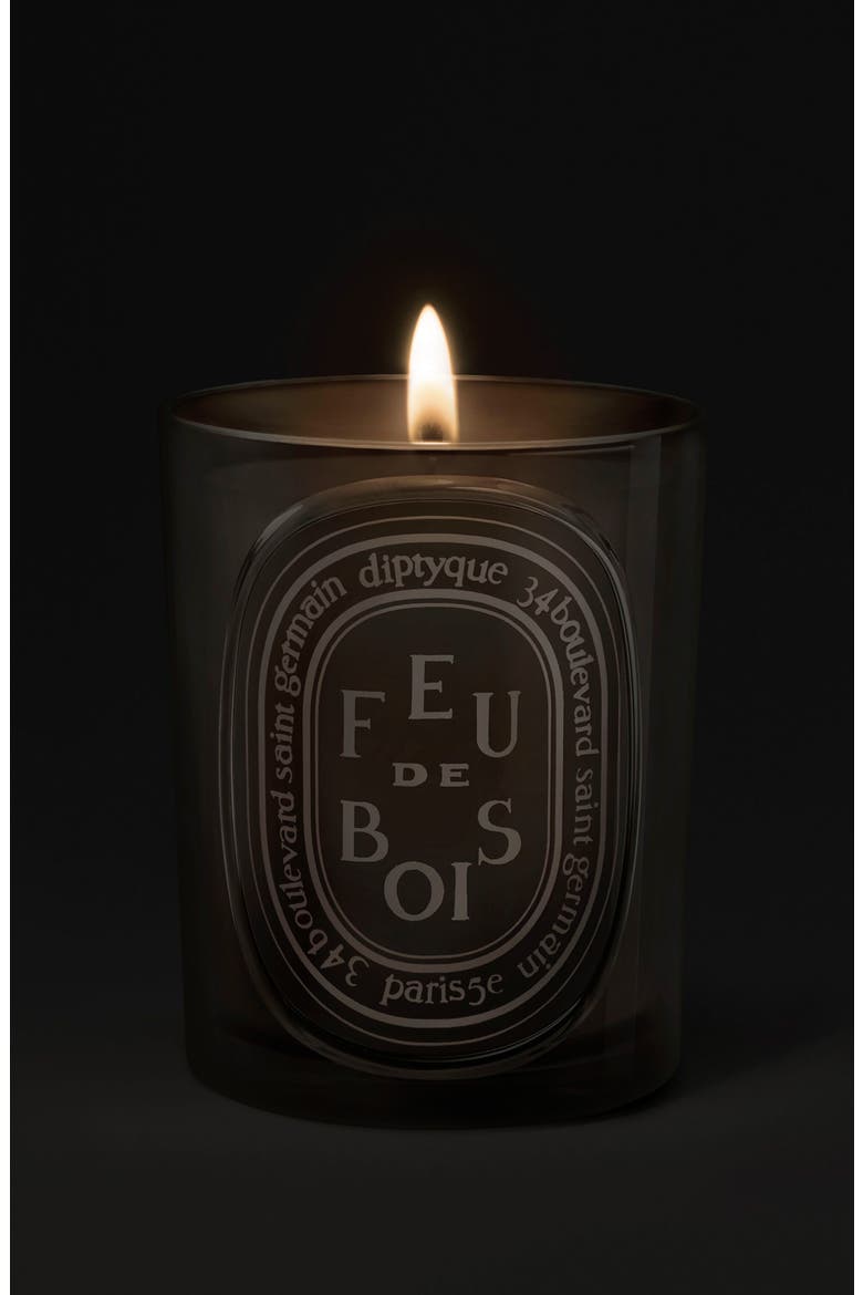 Feu de Bois (Wood Fire) Medium Candle, Alternate, color, NO COLOR