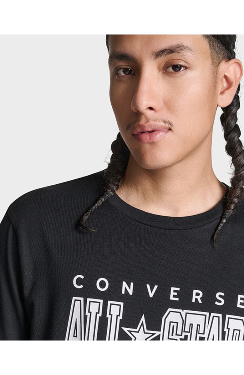 Converse All Star T-Shirt, Alternate, color, Converse Black